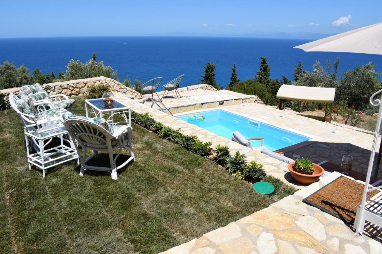 Villa Thetis With Private Pool Where The Sunsets Fade Away Áyios Nikítas Exteriör bild