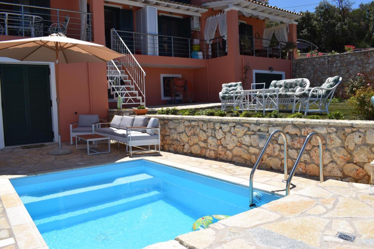 Villa Thetis With Private Pool Where The Sunsets Fade Away Áyios Nikítas Exteriör bild