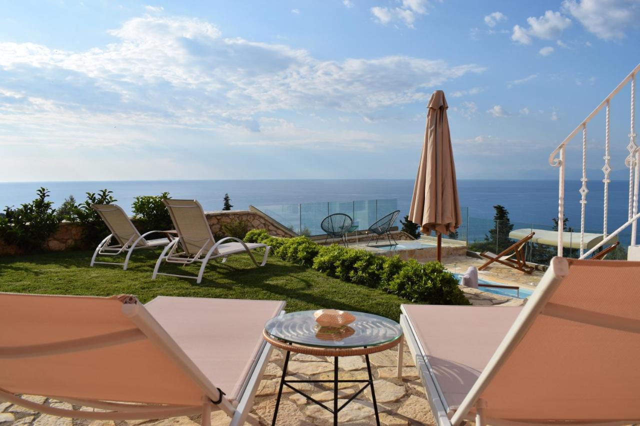 Villa Thetis With Private Pool Where The Sunsets Fade Away Áyios Nikítas Exteriör bild