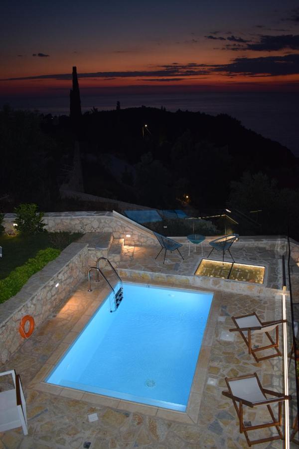 Villa Thetis With Private Pool Where The Sunsets Fade Away Áyios Nikítas Exteriör bild