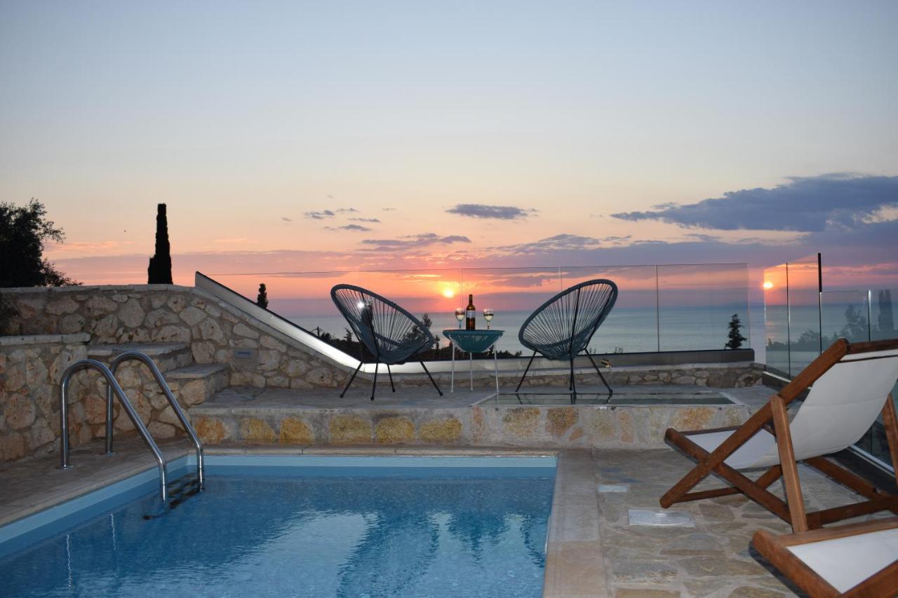 Villa Thetis With Private Pool Where The Sunsets Fade Away Áyios Nikítas Exteriör bild