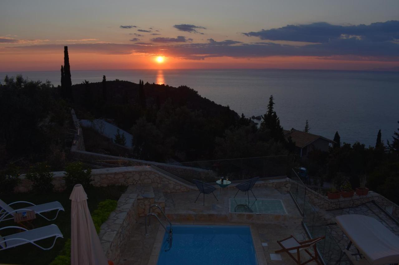 Villa Thetis With Private Pool Where The Sunsets Fade Away Áyios Nikítas Exteriör bild