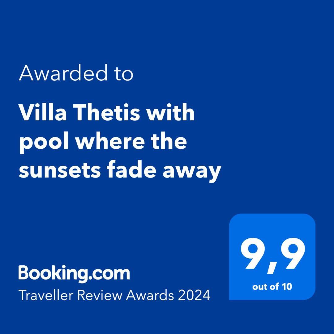 Villa Thetis With Private Pool Where The Sunsets Fade Away Áyios Nikítas Exteriör bild